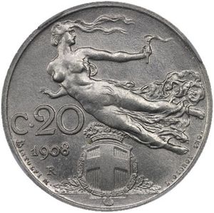 20 Centesimi (Libertà Librata)